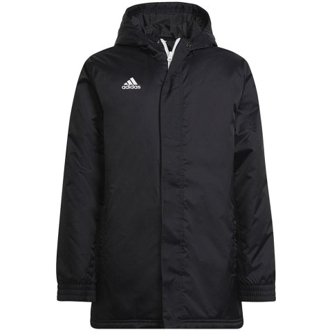 Kurtka dla dzieci adidas Entrada 22 Stadium czarna H57569 128cm Kurtka dla dzieci adidas Entrada 22 Stadium czarna H57569 128cm