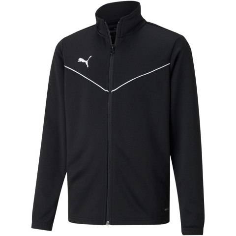 Bluza dla dzieci Puma teamRISE Training Poly Jacket Jr czarna 657393 03 152cm Bluza dla dzieci Puma teamRISE Training Poly Jacket Jr czarna 657393 03 152cm