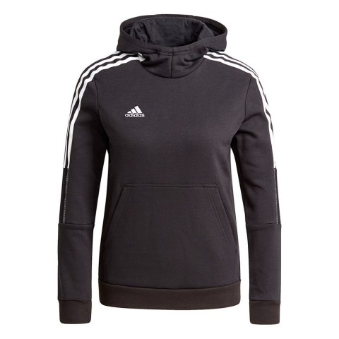 Bluza dla dzieci adidas Tiro 21 Sweat Hoody czarna GM7326 128cm Bluza dla dzieci adidas Tiro 21 Sweat Hoody czarna GM7326 128cm