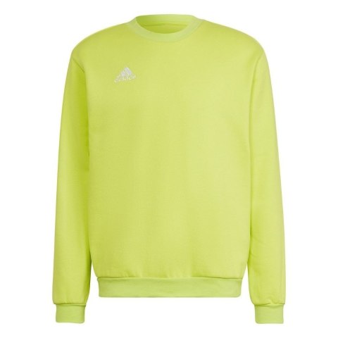 Bluza męska adidas Entrada 22 Sweat Top limonkowa HC5049 L Bluza męska adidas Entrada 22 Sweat Top limonkowa HC5049 L