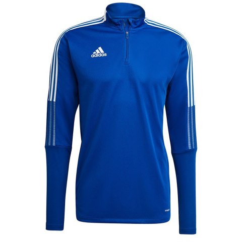 Bluza męska adidas Tiro 21 Training Top niebieska GH7302 XL Bluza męska adidas Tiro 21 Training Top niebieska GH7302 XL