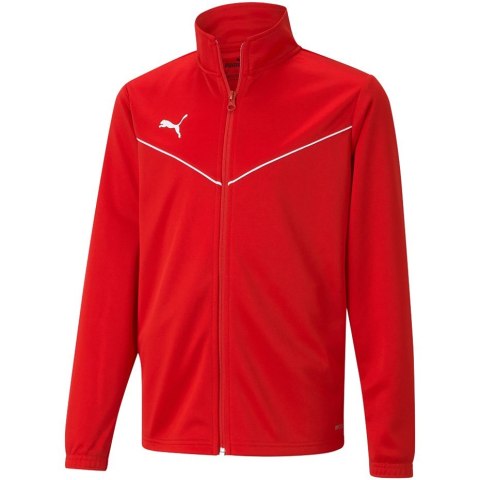 Bluza dla dzieci Puma teamRISE Training Poly Jacket Jr czerwona 657393 01 176cm Bluza dla dzieci Puma teamRISE Training Poly Jacket Jr czerwona 657393 01 176cm