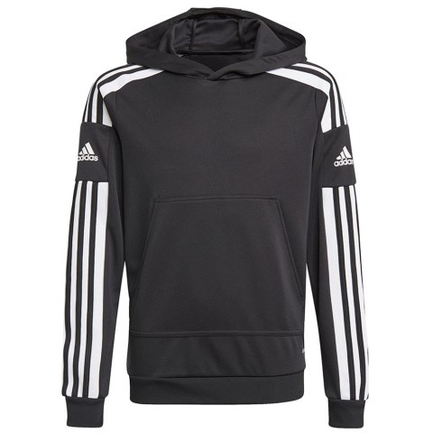 Bluza dla dzieci adidas Squadra 21 Hoody Youth czarna GK9544 116cm Bluza dla dzieci adidas Squadra 21 Hoody Youth czarna GK9544 116cm