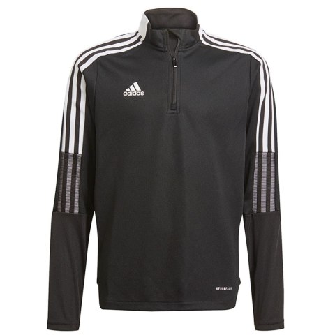 Bluza dla dzieci adidas Tiro 21 Training Top Youth czarna GM7325 116cm Bluza dla dzieci adidas Tiro 21 Training Top Youth czarna GM7325 116cm
