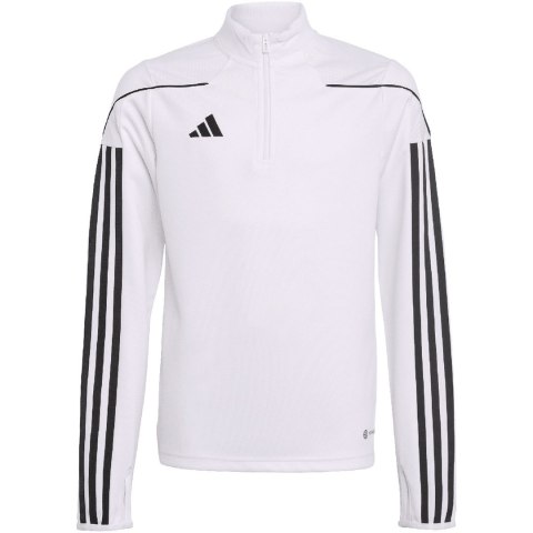 Bluza dla dzieci adidas Tiro 23 League Training Top biało-czarna IB8477 128cm Bluza dla dzieci adidas Tiro 23 League Training Top biało-czarna IB8477 128cm