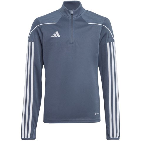 Bluza dla dzieci adidas Tiro 23 League Training Top szaro-biała HS3491 128cm Bluza dla dzieci adidas Tiro 23 League Training Top szaro-biała HS3491 128cm