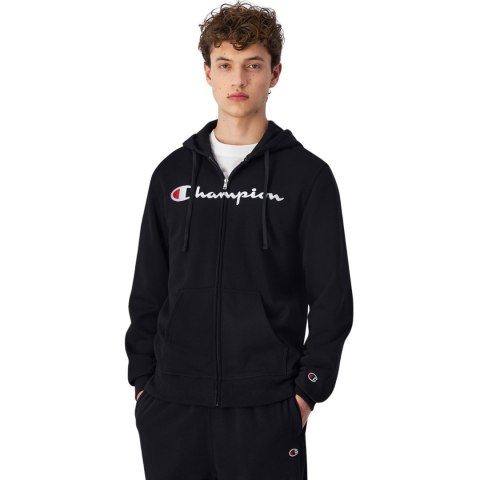 Bluza męska Champion Full Zip Hoodie czarna 220255 KK001 M Bluza męska Champion Full Zip Hoodie czarna 220255 KK001 M