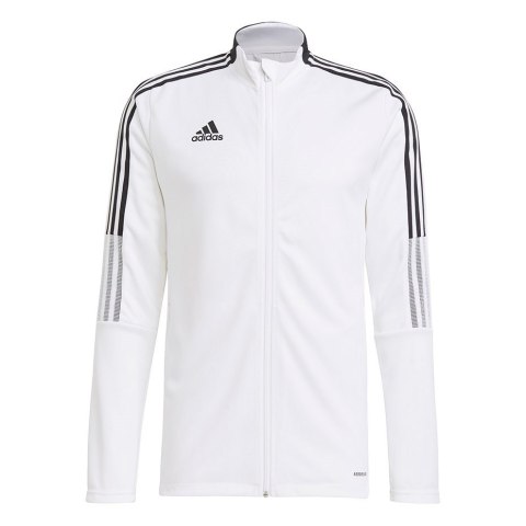 Bluza męska adidas Tiro 21 Track biała GM7309 2XL Bluza męska adidas Tiro 21 Track biała GM7309 2XL