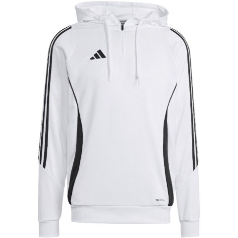 Bluza męska adidas Tiro 24 Training Hooded biała IR9399 Bluza męska adidas Tiro 24 Training Hooded biała IR9399