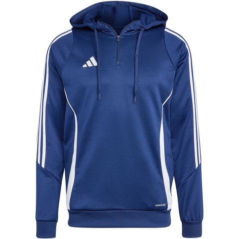 Bluza męska adidas Tiro 24 Training Hooded niebieska IR9398 Bluza męska adidas Tiro 24 Training Hooded niebieska IR9398