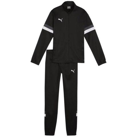Dres dla dzieci Puma Team Rise czarny 658655 03 116cm Dres dla dzieci Puma Team Rise czarny 658655 03 116cm
