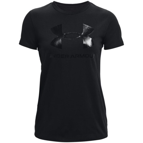 Koszulka damska Under Armour Live Sportstyle Graphic SSC czarna 1356305 002 S Koszulka damska Under Armour Live Sportstyle Graphic SSC czarna 1356305 002 S