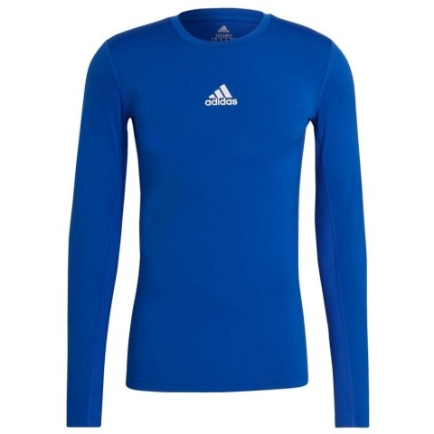 Koszulka męska adidas Compression Long Sleeve Tee niebieska GU7335 XL Koszulka męska adidas Compression Long Sleeve Tee niebieska GU7335 XL