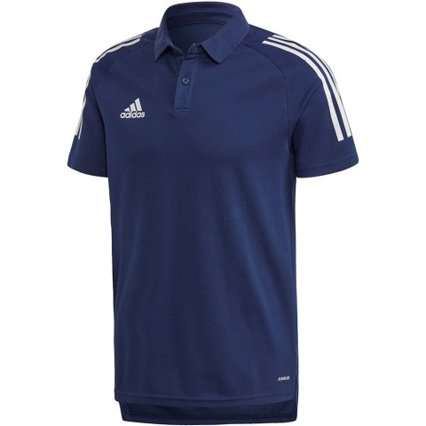 Koszulka męska adidas Condivo 20 Polo granatowo-biała ED9245 S Koszulka męska adidas Condivo 20 Polo granatowo-biała ED9245 S