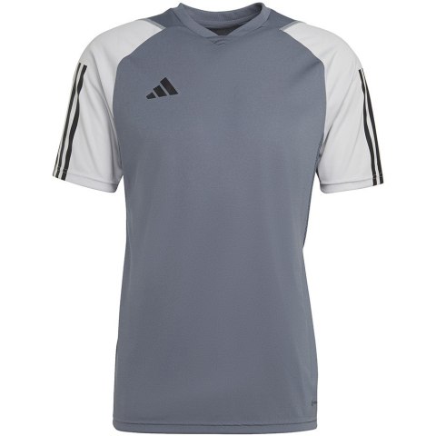 Koszulka męska adidas Tiro 23 Competition Jersey szara HP1906 S Koszulka męska adidas Tiro 23 Competition Jersey szara HP1906 S