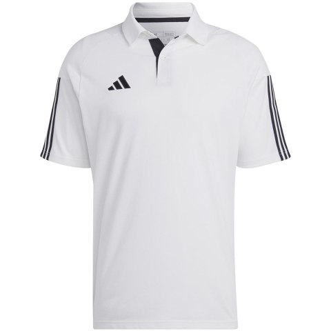 Koszulka męska adidas Tiro 23 Competition Polo biała IC4575 S Koszulka męska adidas Tiro 23 Competition Polo biała IC4575 S