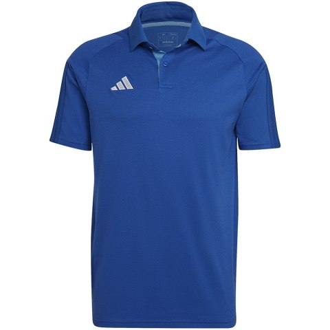 Koszulka męska adidas Tiro 23 Competition Polo niebieska HU1342 S Koszulka męska adidas Tiro 23 Competition Polo niebieska HU1342 S