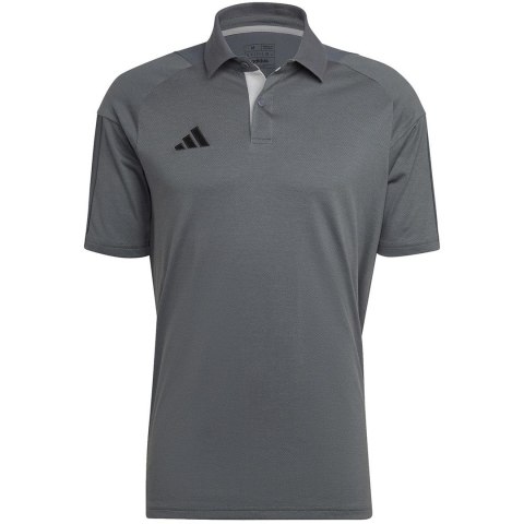 Koszulka męska adidas Tiro 23 Competition Polo szara HU1344 S Koszulka męska adidas Tiro 23 Competition Polo szara HU1344 S
