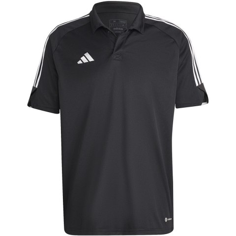 Koszulka męska adidas Tiro 23 League Polo czarna HS3578 2XL Koszulka męska adidas Tiro 23 League Polo czarna HS3578 2XL