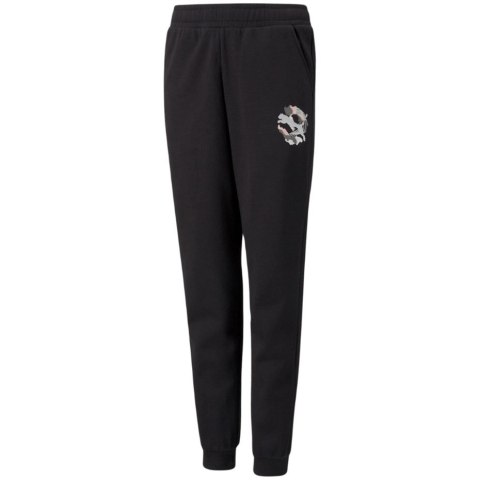 Spodnie dla dzieci Puma Alpha Sweatpants FL czarne 589235 01 116cm Spodnie dla dzieci Puma Alpha Sweatpants FL czarne 589235 01 116cm