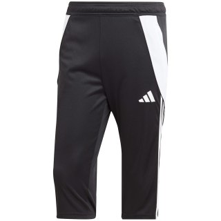 Spodnie męskie adidas Tiro 24 3/4 czarne IJ7671 S