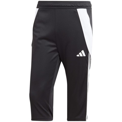 Spodnie męskie adidas Tiro 24 3/4 czarne IJ7671 S