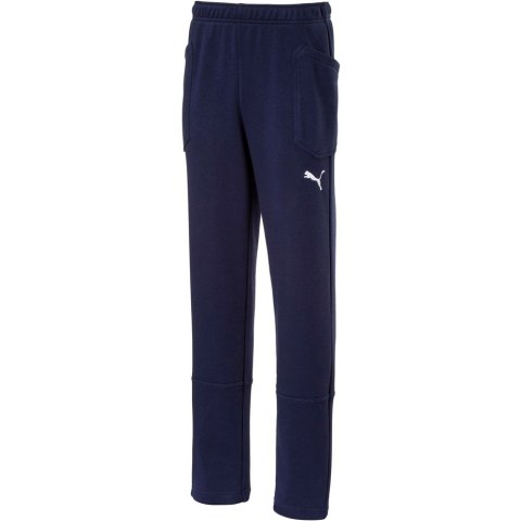 Spodnie dla dzieci Puma Liga Casuals Pants JUNIOR granatowe 655635 06 152cm Spodnie dla dzieci Puma Liga Casuals Pants JUNIOR granatowe 655635 06 152cm
