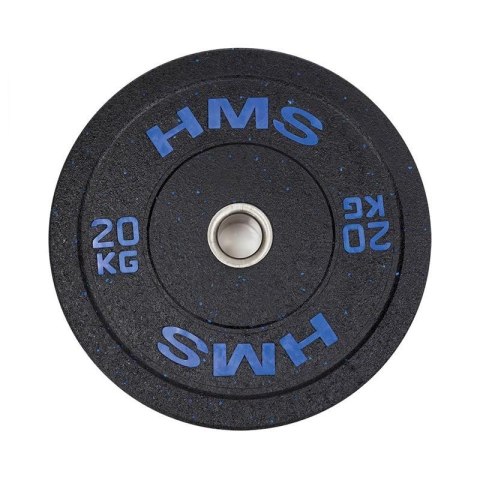 Talerz olimpijski Bumper 20 kg Niebieski HMS HTBR20 Talerz olimpijski Bumper 20 kg Niebieski HMS HTBR20