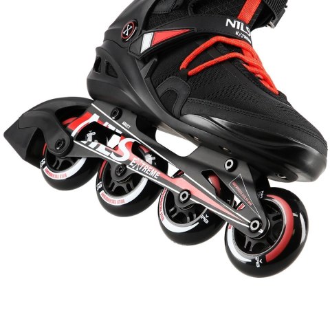 Łyżworolki - NILS eXtreme NA14124, czarne, rozmiar 44 Łyżworolki - NILS eXtreme NA14124, czarne, rozmiar 44