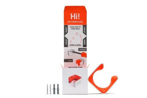 Uchwyt do roweru HORNIT CLUG Plus XXL White/Orange PWO2591 Uchwyt do roweru HORNIT CLUG Plus XXL White/Orange PWO2591