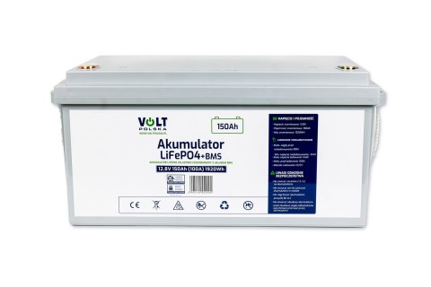 VOLT Akumulator LiFePO4 12V 150 Ah (100A) VOLT Akumulator LiFePO4 12V 150 Ah (100A)