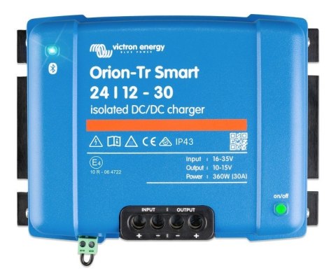 Victron Energy Konwerter Orion-Tr Smart 24/12-30A Isolated DC-DC charger Victron Energy Konwerter Orion-Tr Smart 24/12-30A Isolated DC-DC charger