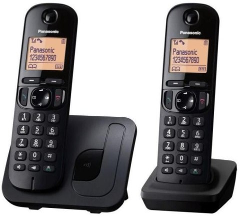 KX-TGC212 Dect Black+ dodatkowa słuchawka KX-TGC212 Dect Black+ dodatkowa słuchawka