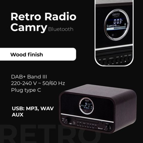 Retro Radio z Bluetooth Retro Radio z Bluetooth