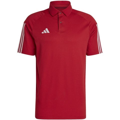 Koszulka męska adidas Tiro 23 Competition Polo czerwona HI3049 2XL Koszulka męska adidas Tiro 23 Competition Polo czerwona HI3049 2XL