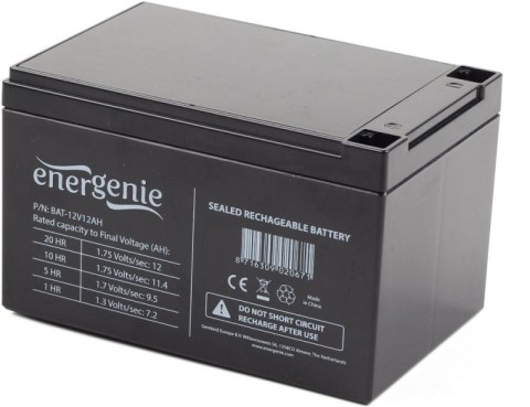 Bateria do zasilacza awaryjnego GEMBIRD BAT-12V12AH Bateria do zasilacza awaryjnego GEMBIRD BAT-12V12AH