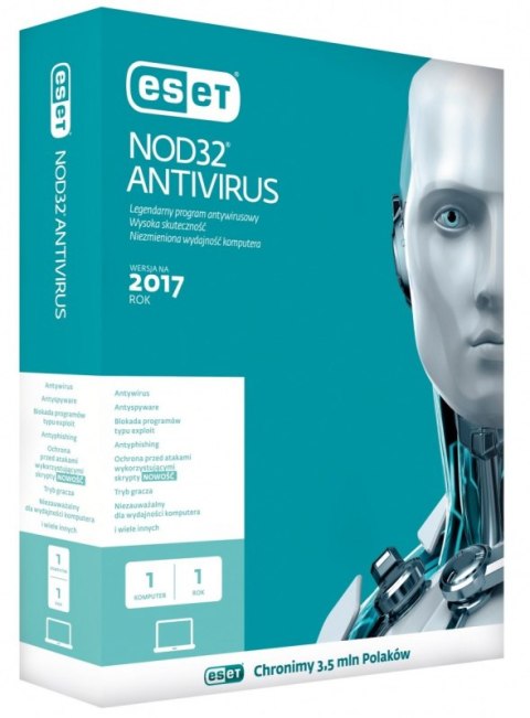 NOD32 Antivirus PL Kon 1U 1Y ENA-K-1Y-1D NOD32 Antivirus PL Kon 1U 1Y ENA-K-1Y-1D
