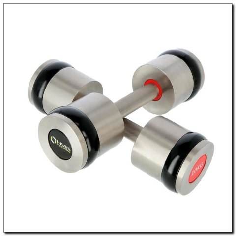 Hantle chromowane 2x10kg silikonowe elementy HMS HH10 Hantle chromowane 2x10kg silikonowe elementy HMS HH10