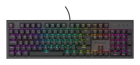 GENESIS Thor 303 klawiatura Gaming USB QWERTZ Niemiecki Czarny GENESIS Thor 303 klawiatura Gaming USB QWERTZ Niemiecki Czarny