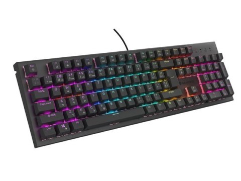 KLAWIATURA DLA GRACZY GENESIS THOR 303 CZ/SK PODŚWIETLENIE RGB MECHANICZNA SILENT SWITCH CZARNA HOT KLAWIATURA DLA GRACZY GENESIS THOR 303 CZ/SK PODŚWIETLENIE RGB MECHANICZNA SILENT SWITCH CZARNA HOT