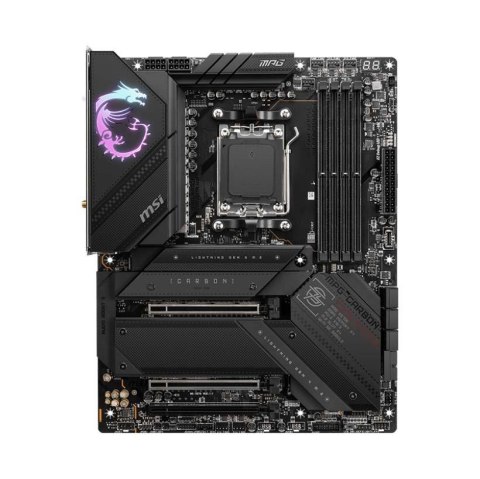 Płyta MSI MPG X670E CARBON WIFI /AMD X670/DDR5/SATA3/M.2/USB3.2/WiFi/BT/PCIe5.0/AM5/ATX Płyta MSI MPG X670E CARBON WIFI /AMD X670/DDR5/SATA3/M.2/USB3.2/WiFi/BT/PCIe5.0/AM5/ATX