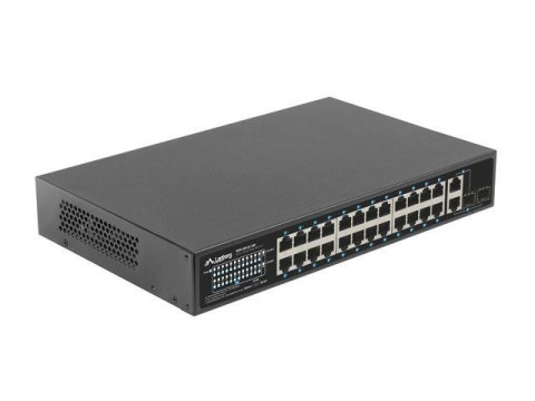 LANBERG SWITCH RACK 19" RSFE-24P-2C-360 24X 100MB POE+/2X COMBO GIGABIT 360W LANBERG SWITCH RACK 19" RSFE-24P-2C-360 24X 100MB POE+/2X COMBO GIGABIT 360W