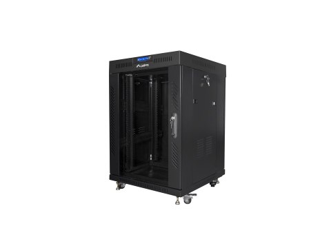 LANBERG SZAFA STOJĄCA RACK 19" 15U 600X600 DRZWI SZKLANE LCD CZARNA FF01-6615-12BL (FLAT PACK) LANBERG SZAFA STOJĄCA RACK 19" 15U 600X600 DRZWI SZKLANE LCD CZARNA FF01-6615-12BL (FLAT PACK)