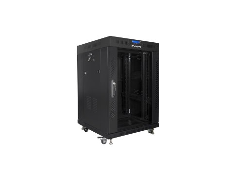 LANBERG SZAFA STOJĄCA RACK 19" 15U 600X600 DRZWI SZKLANE LCD CZARNA FF01-6615-12BL (FLAT PACK) LANBERG SZAFA STOJĄCA RACK 19" 15U 600X600 DRZWI SZKLANE LCD CZARNA FF01-6615-12BL (FLAT PACK)