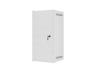 LANBERG SZAFA WISZĄCA RACK 10" 12U 280X310 SZARA, DRZWI METALOWE (FLAT PACK) WF10-2312-00S