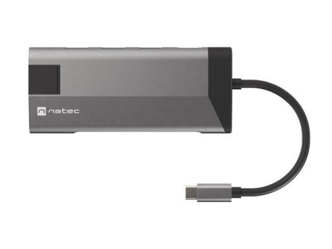 NATEC MULTIPORT ADAPTER FOWLER PLUS USB-C-> USB 3.0 3X, HDMI 4K, USB-C PD, RJ45, MICRO SD NMP-1690 NATEC MULTIPORT ADAPTER FOWLER PLUS USB-C-> USB 3.0 3X, HDMI 4K, USB-C PD, RJ45, MICRO SD NMP-1690