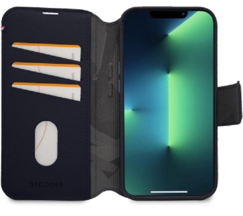 Decoded Detachable Wallet - skórzana obudowa ochronna do iPhone 14 Pro kompatybilna z MagSafe (navy) Decoded Detachable Wallet - skórzana obudowa ochronna do iPhone 14 Pro kompatybilna z MagSafe (navy)