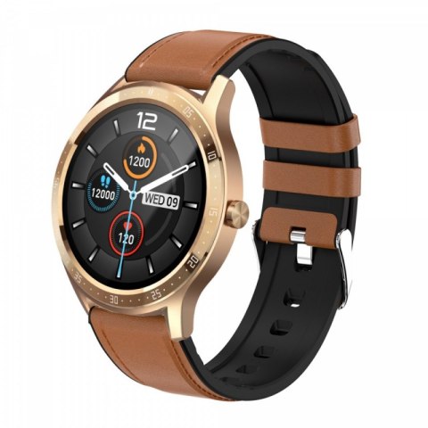 Fit FW43 cobalt 2 Złoty MAXCOM iOS Czarno-brązowo-złoty Fit FW43 cobalt 2 Złoty MAXCOM iOS Czarno-brązowo-złoty
