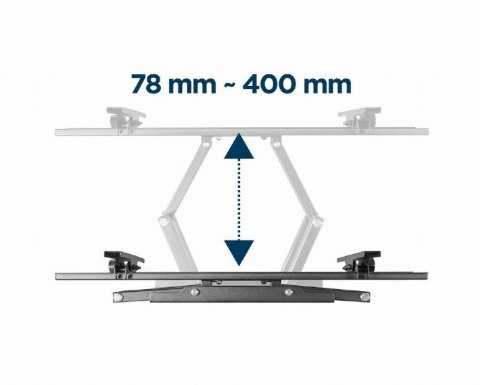 GEMBIRD UCHWYT ŚCIENNY LCD 37"-70" VESA MAX 600 X 400MM, DO 35KG