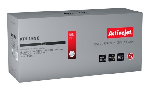 Toner Activejet ATH-15NX (zamiennik HP 15X C7115X, Canon EP-25; Supreme; 4200 stron; czarny) Toner Activejet ATH-15NX (zamiennik HP 15X C7115X, Canon EP-25; Supreme; 4200 stron; czarny)